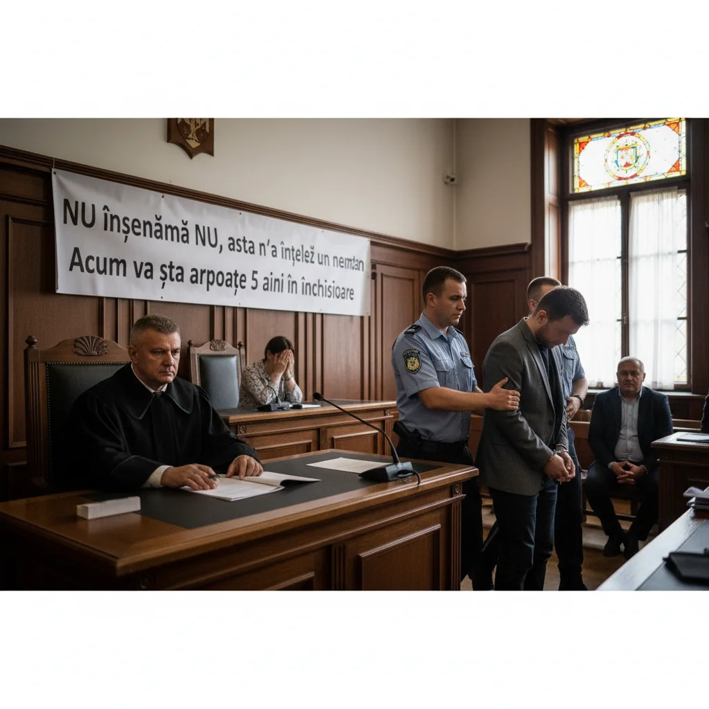 Nemțean condamnat la aproape 5 ani de închisoare pentru că a ignorat “NU