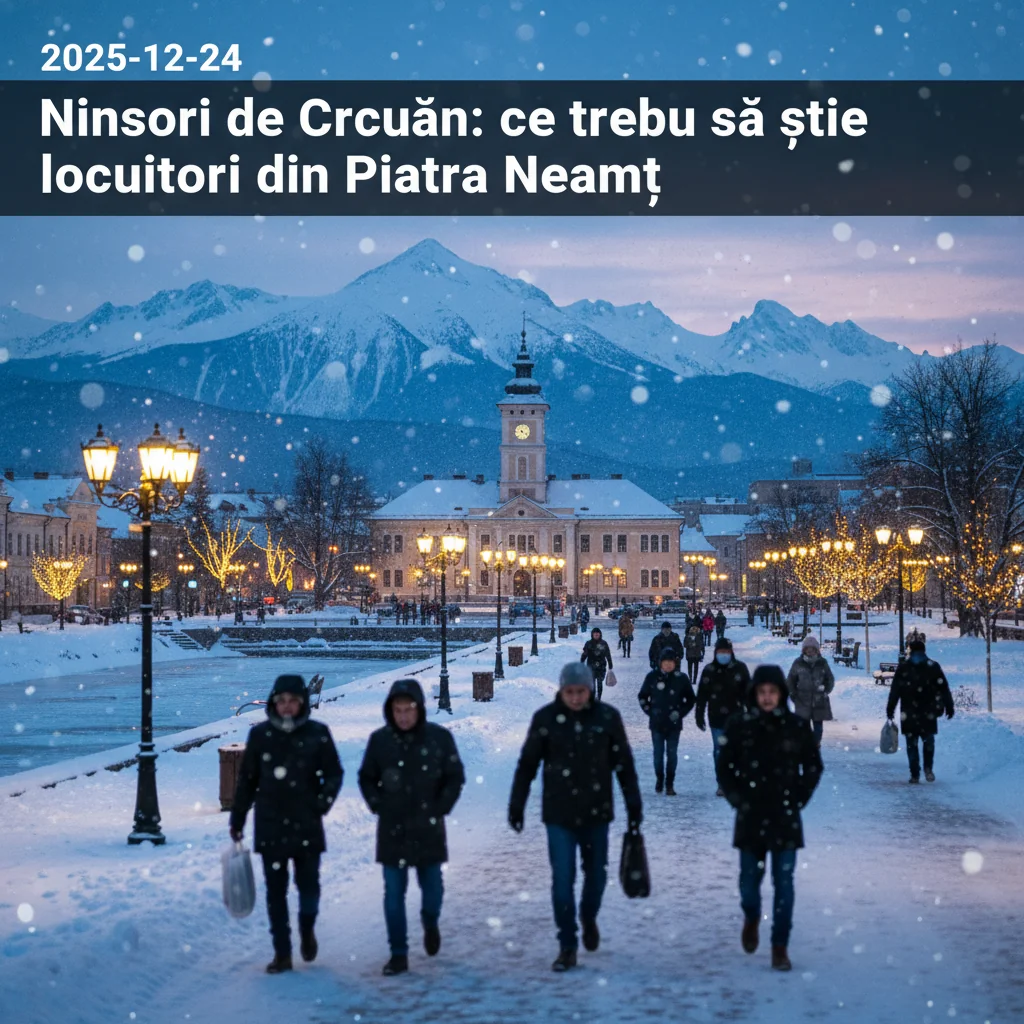Ninsori de Crăciun: ce trebuie să știe locuitorii din Piatra Neamț — 2025-12-24