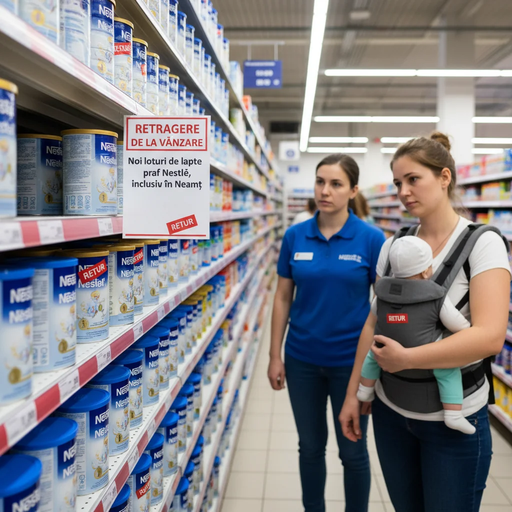 Noi loturi de lapte praf Nestlé retrase din magazine, măsura se aplică și la Piatra Neamț