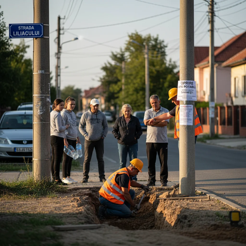 Oprire programată a apei potabile la Săvinești, anunțată de Apa Serv Piatra Neamț