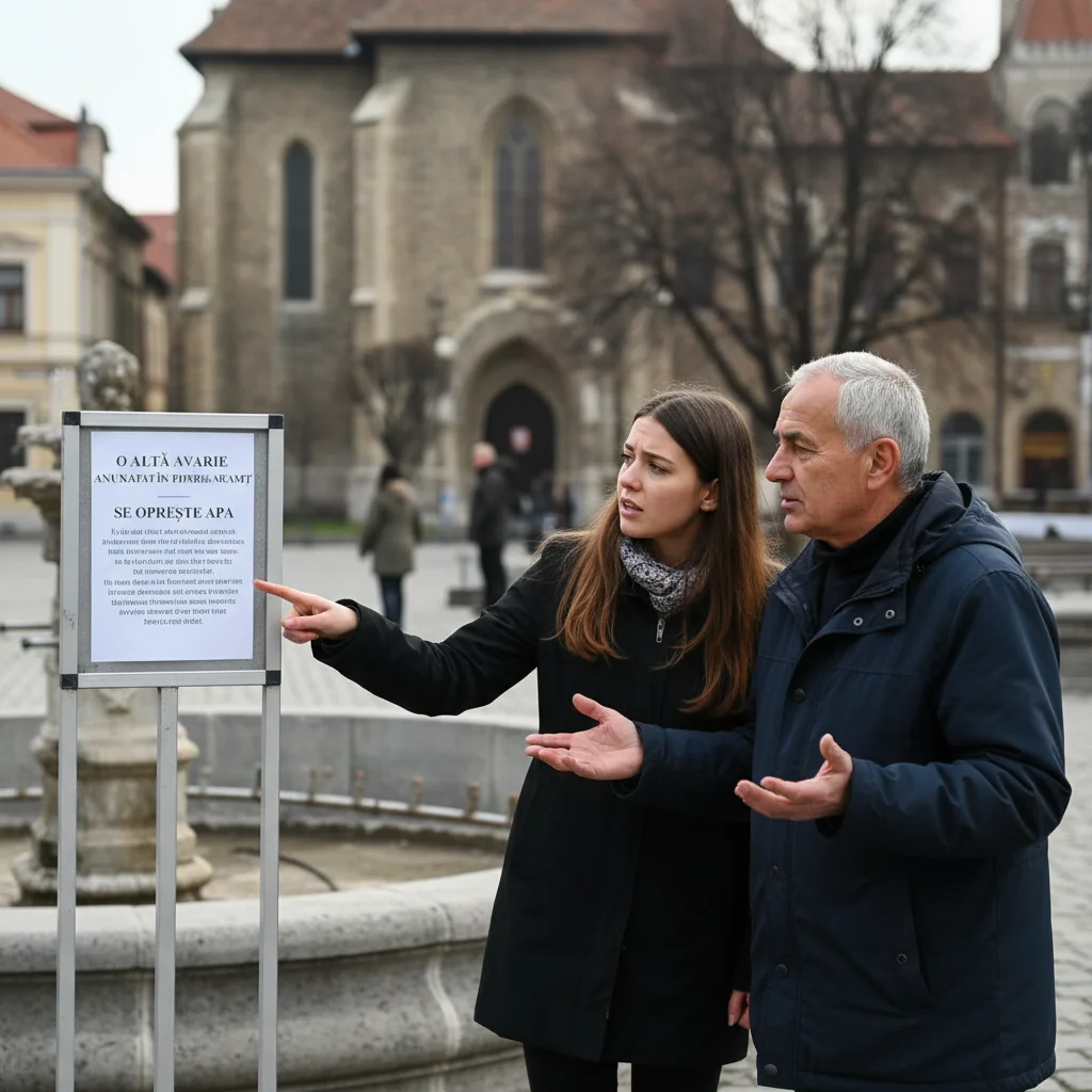 oprire temporară a apei potabile