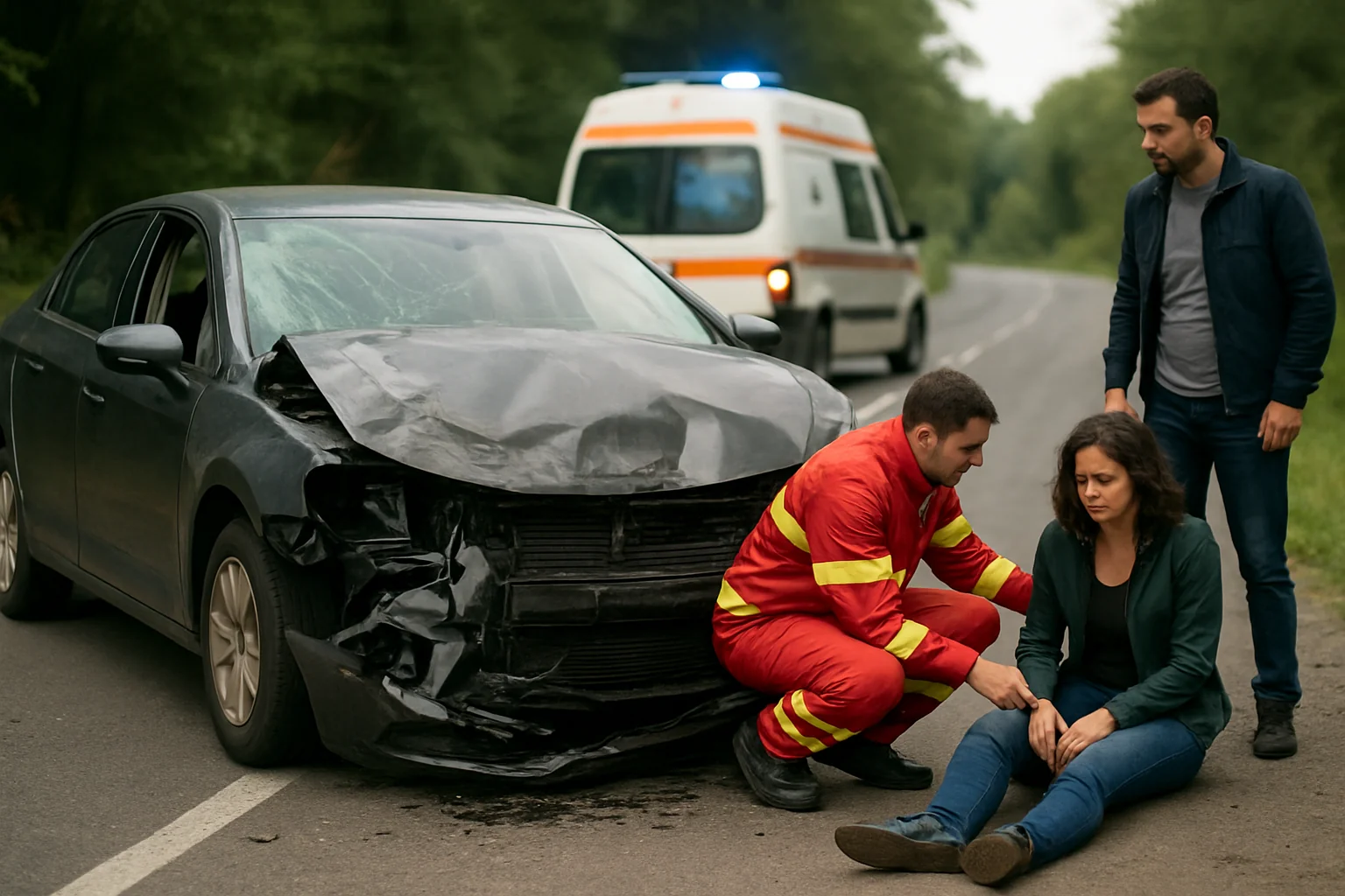 Patru răniți în trei accidente rutiere în Neamț, dosare penale deschise