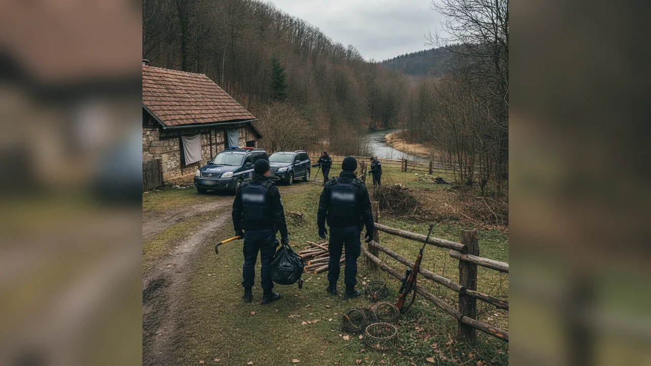 Percheziții în Târgu-Neamț și Pipirig: arme și 13 kg de carne de vânat, confiscate