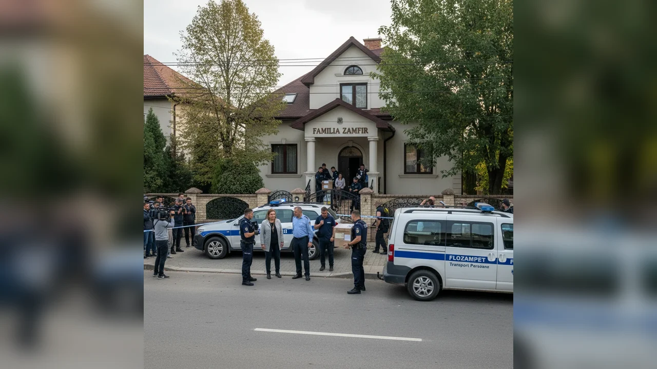 Percheziții la familia Zamfir, administratorii Flozampet, firmă de transport persoane, pentru suspiciuni de ilegalități
