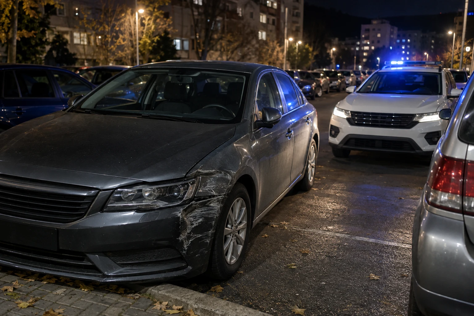 Piatra Neamț, bd. Dăscălescu: 1,69 mg/l după accident în parcare
