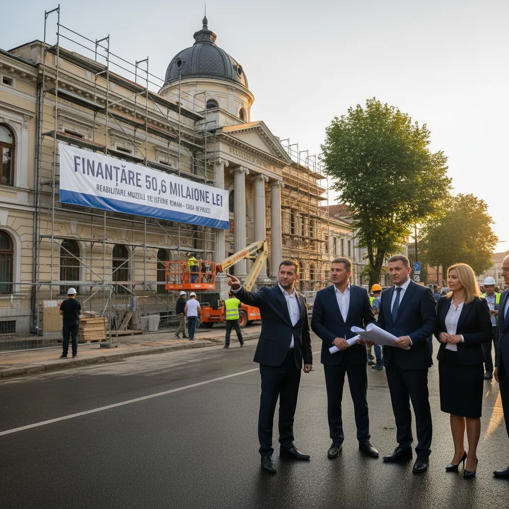 Piatra Neamț: finanțare de 50,6 milioane lei pentru reabilitarea Muzeului de Istorie Roman – Casa Nevruzzi