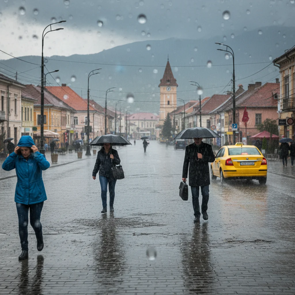 Piatra Neamț: prognoză de ploi intense și temperaturi de până la 10°C pe 14 februarie