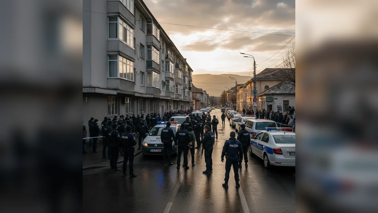 Poliția desfășoară o acțiune amplă în Piatra-Neamț
