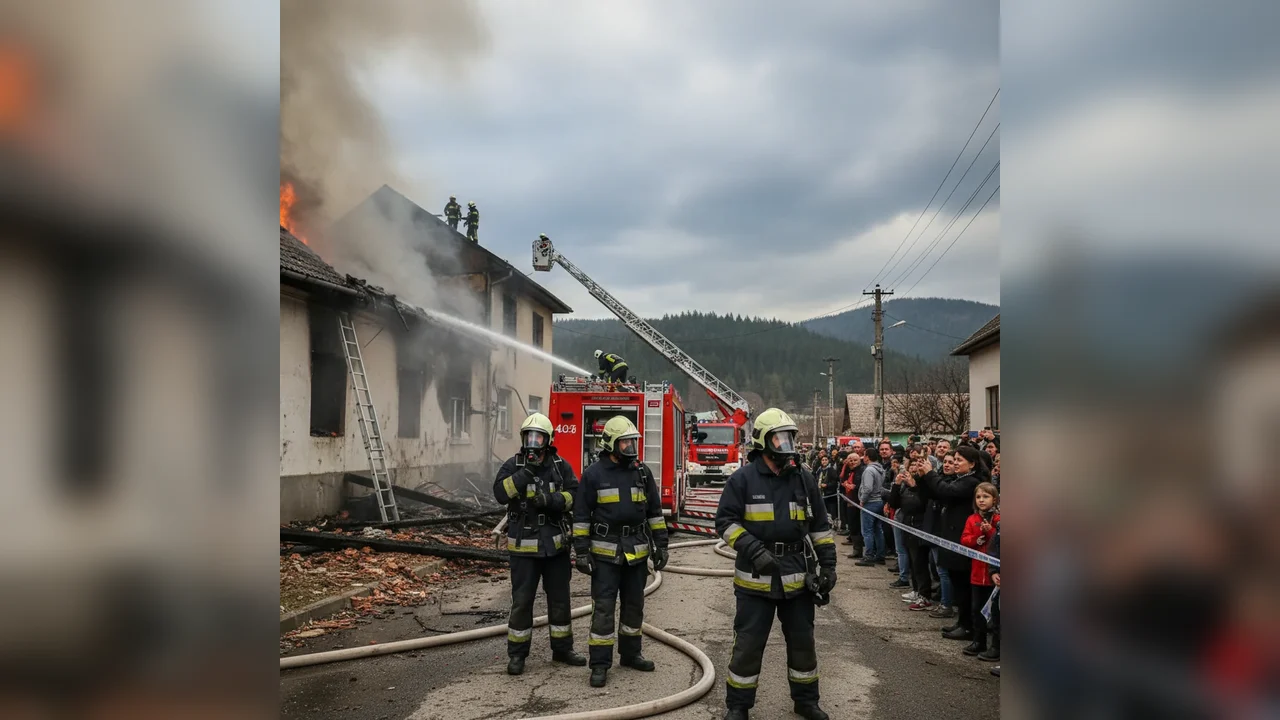 Pompierii din Neamț, intervenții rapide la incendii și situații de urgență