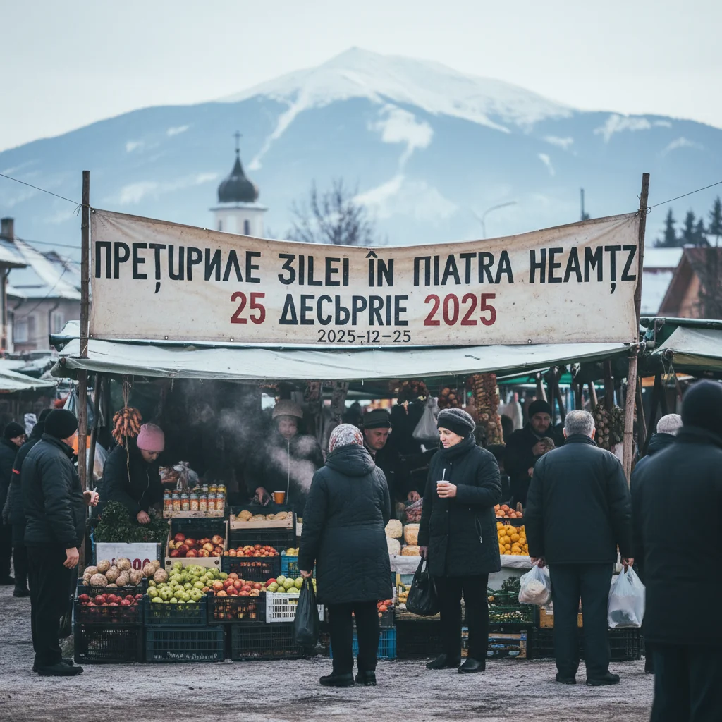 Prețurile zilei în Piatra Neamț – 2025-12-25