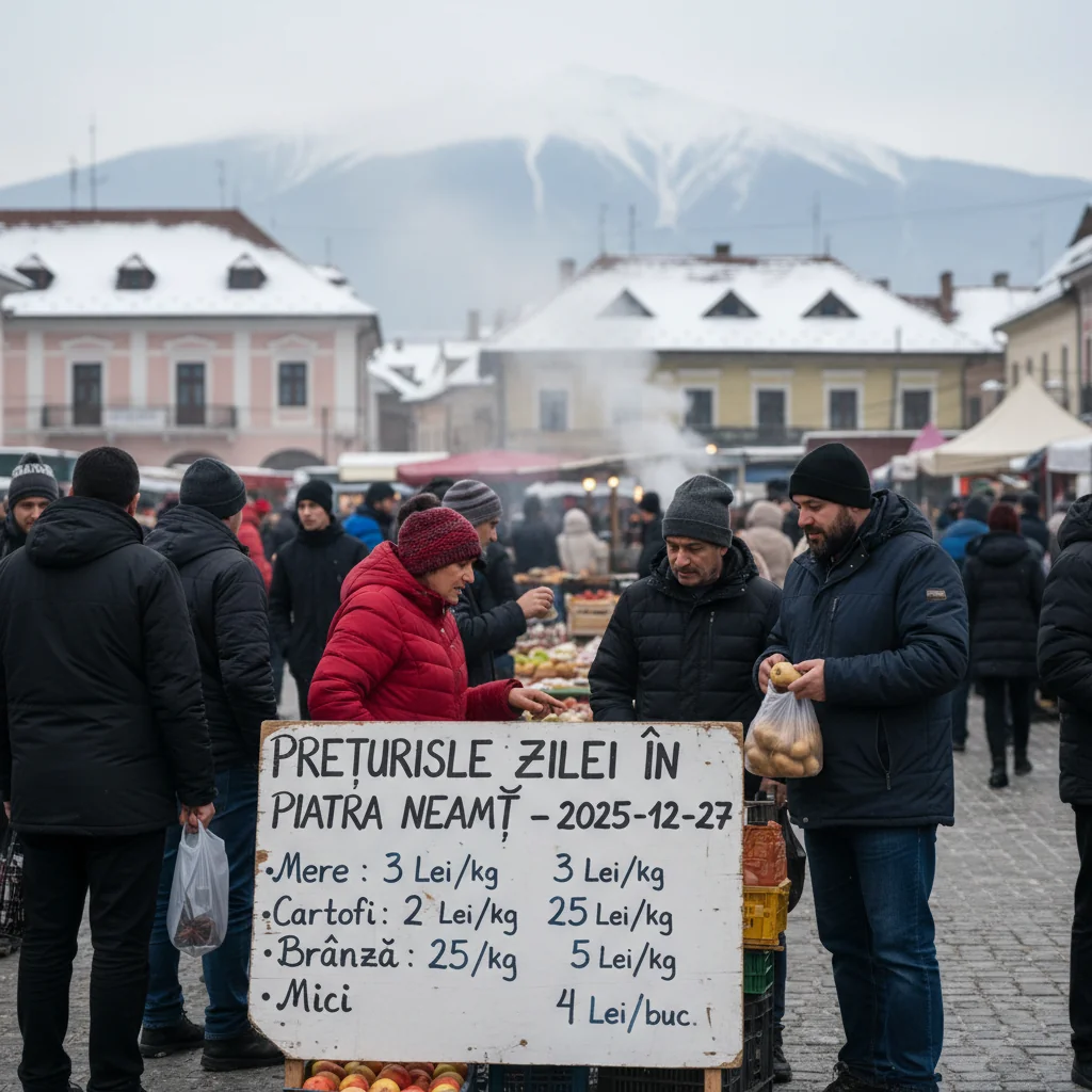 Prețurile zilei în Piatra Neamț – 2025-12-27