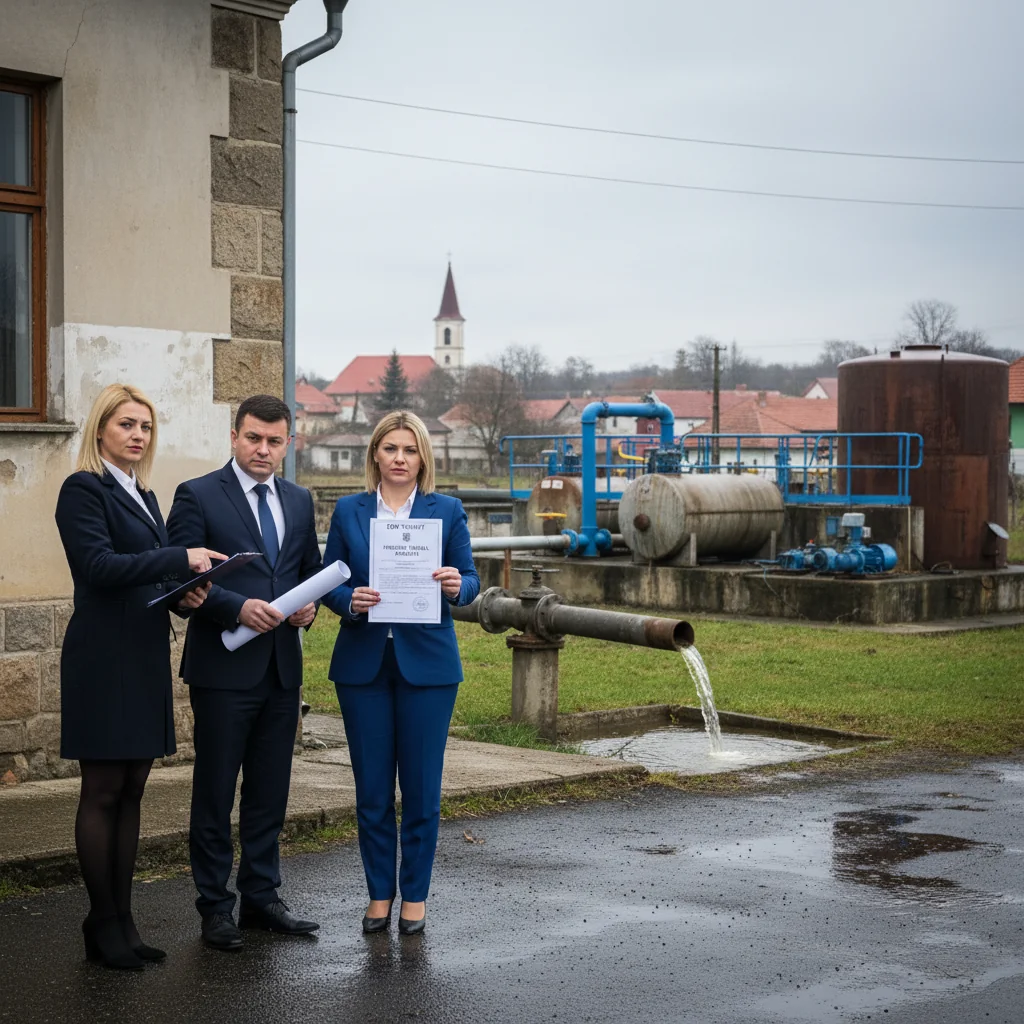 Primăria Rediu sancționată de DSP Neamț pentru probleme grave la sistemul de alimentare cu apă