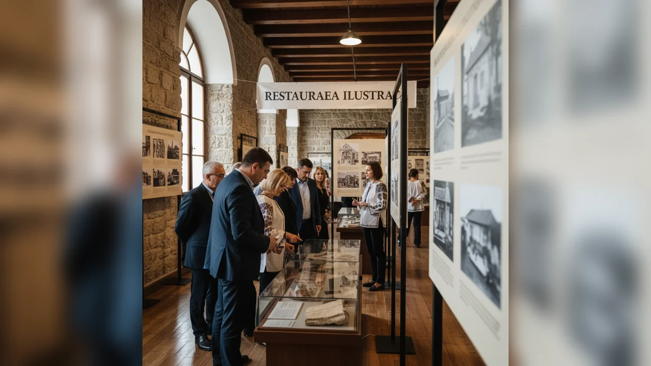 Restaurarea ilustrată – expoziție de artă la Muzeul de Istorie și Etnografie din Târgu-Neamț