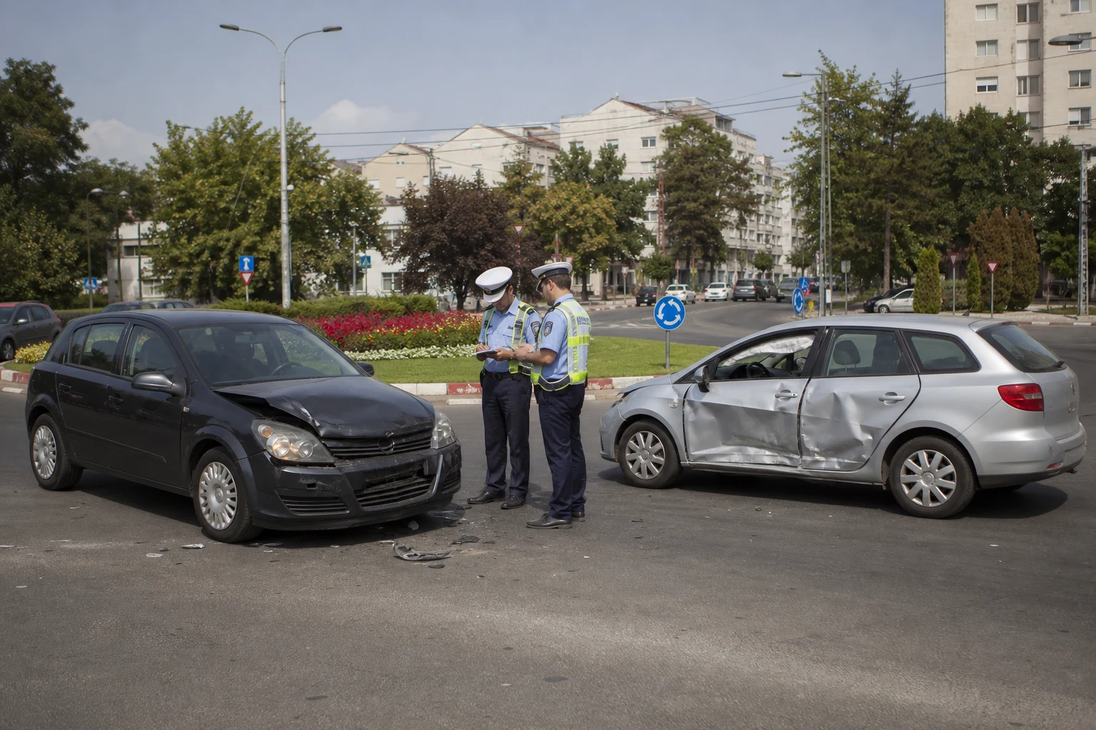 Roman, Ștefan cel Mare: accident cu vătămare, bărbat de 39 de ani dus la spital