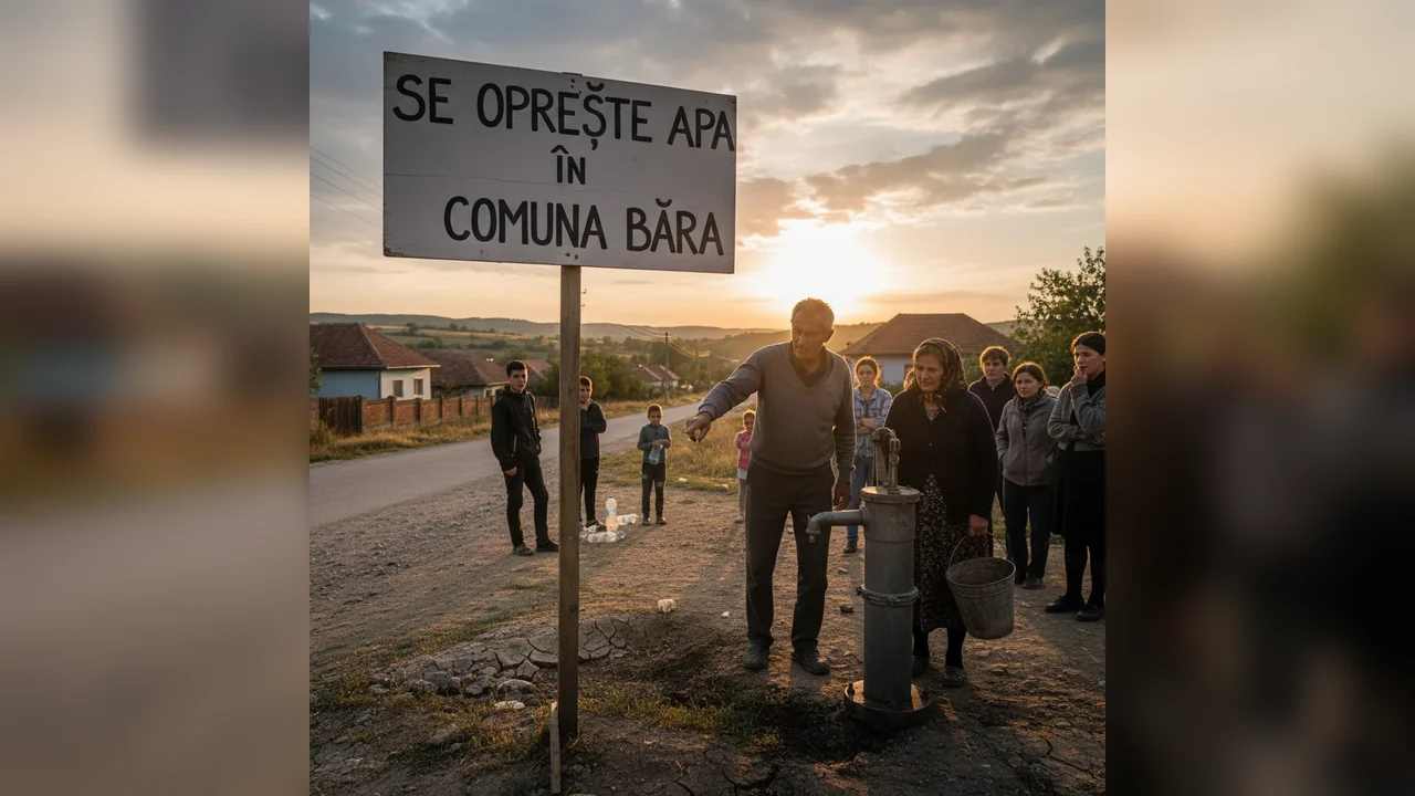 Se întrerupe furnizarea apei în comuna Bâra