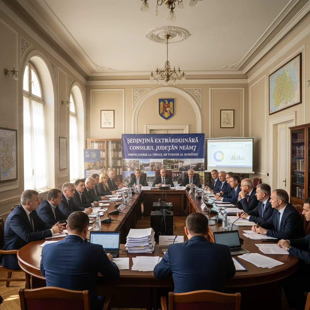 Ședință online la Piatra Neamț pentru finanțarea participării la Târgul de Turism al României