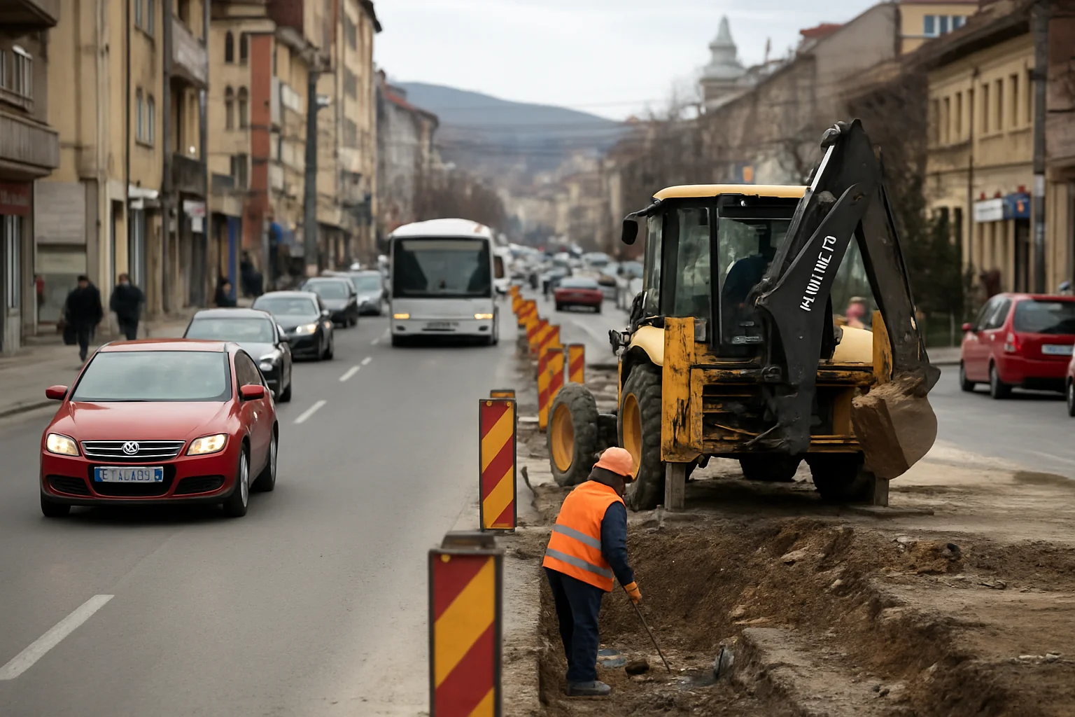 Situația traficului și a lucrărilor publice în Piatra Neamț la 2026-04-11
