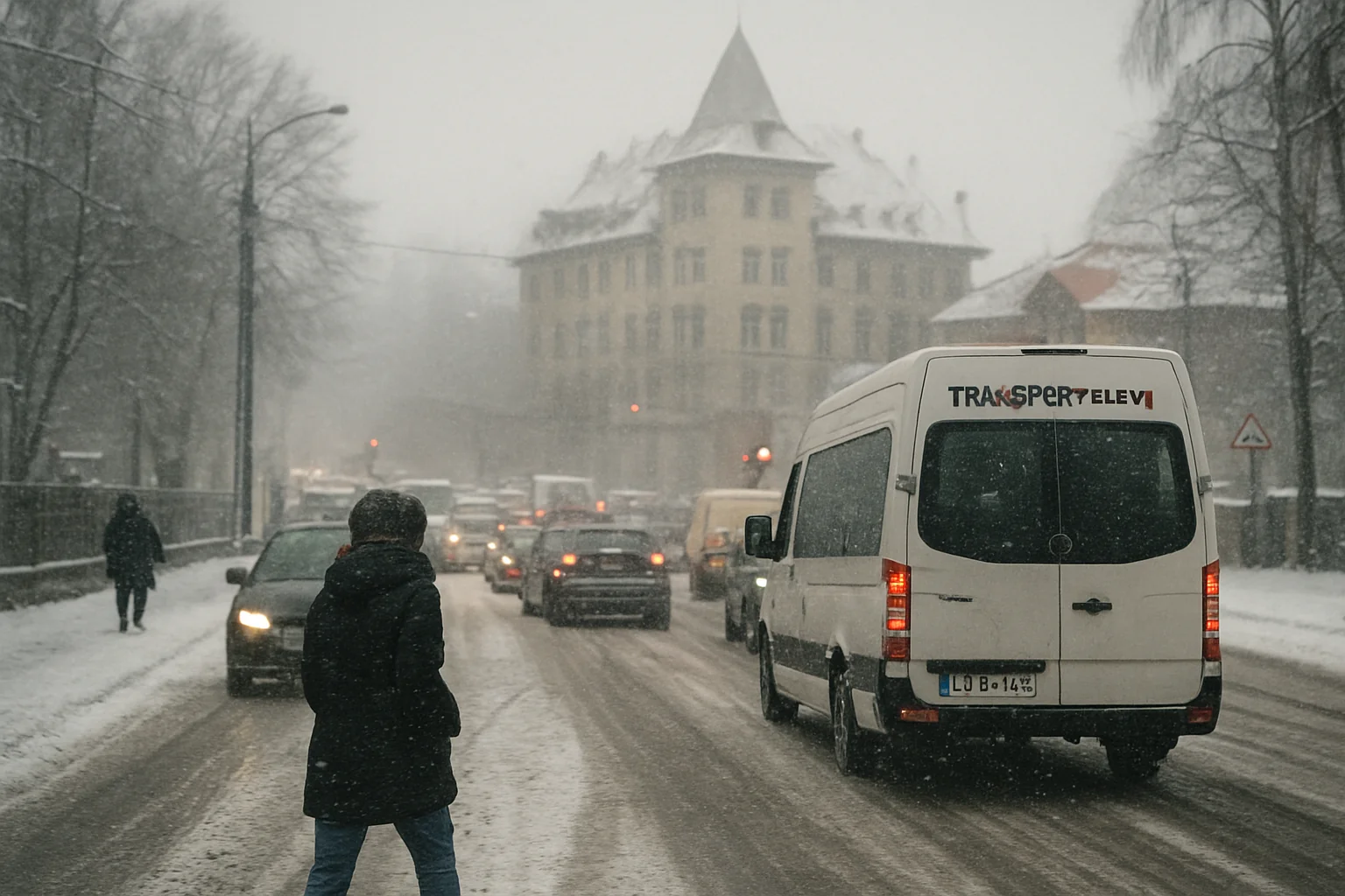 Situația traficului și condițiile meteo în Piatra Neamț la 2026-02-22