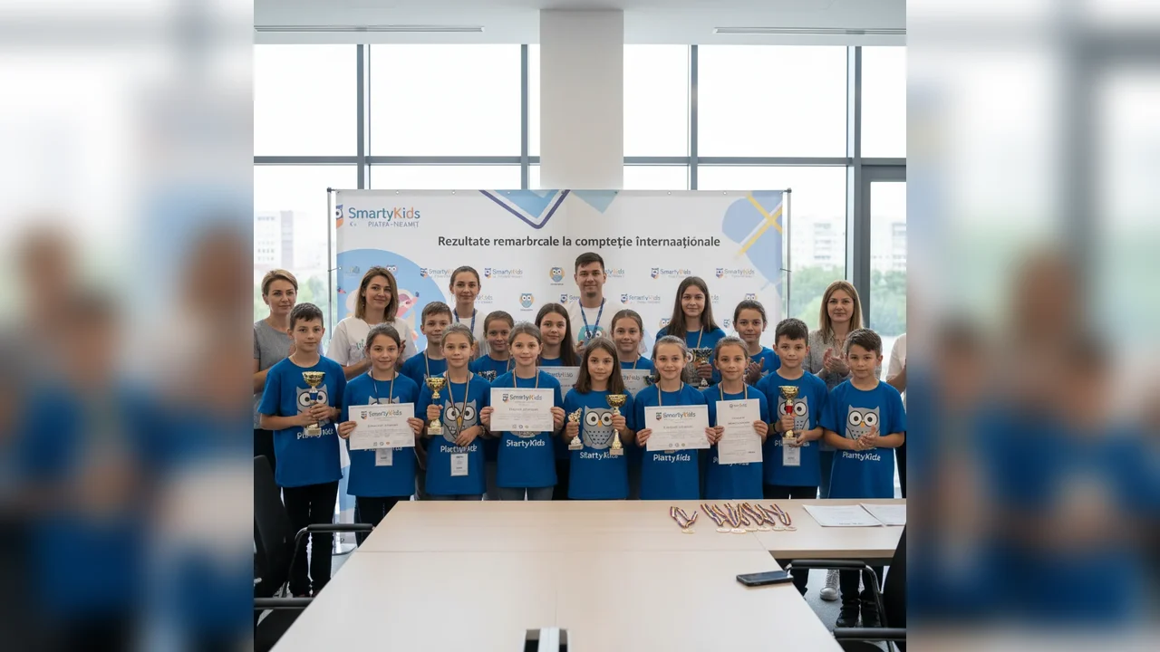 SmartyKids Piatra-Neamț, succese impresionante la competiții internaționale