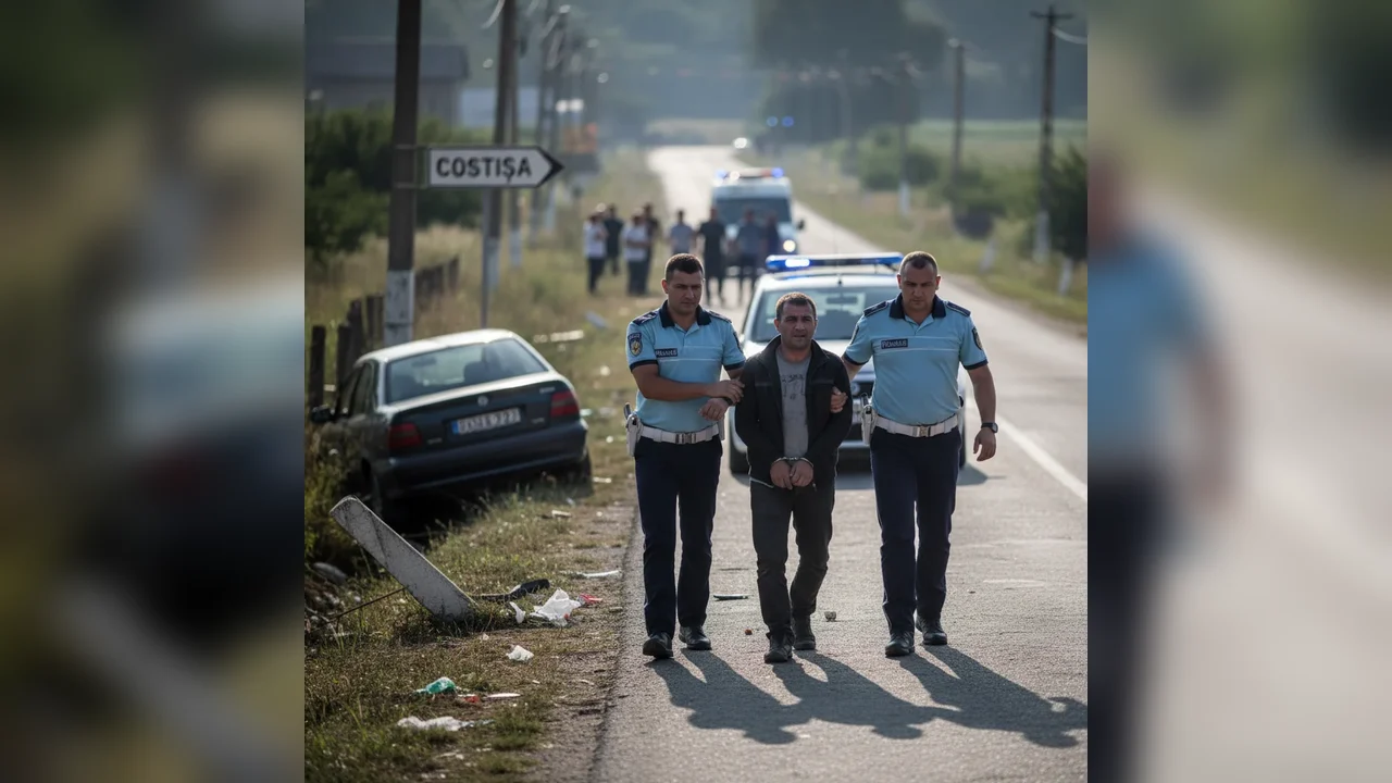 Șofer arestat după accidentul de la Costișa, sub influență alcoolică