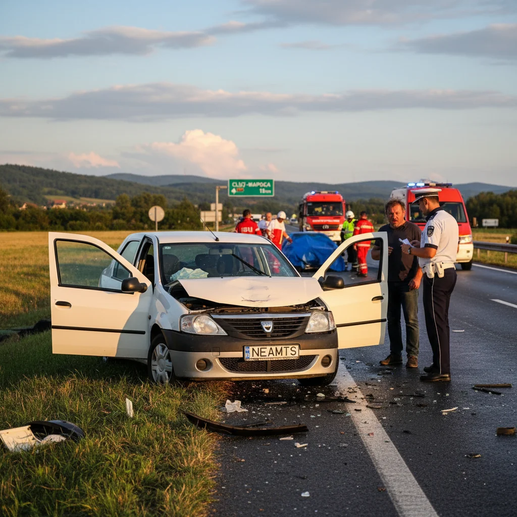Șofer din Piatra Neamț implicat într-un accident mortal pe DN1 E60, în județul Cluj