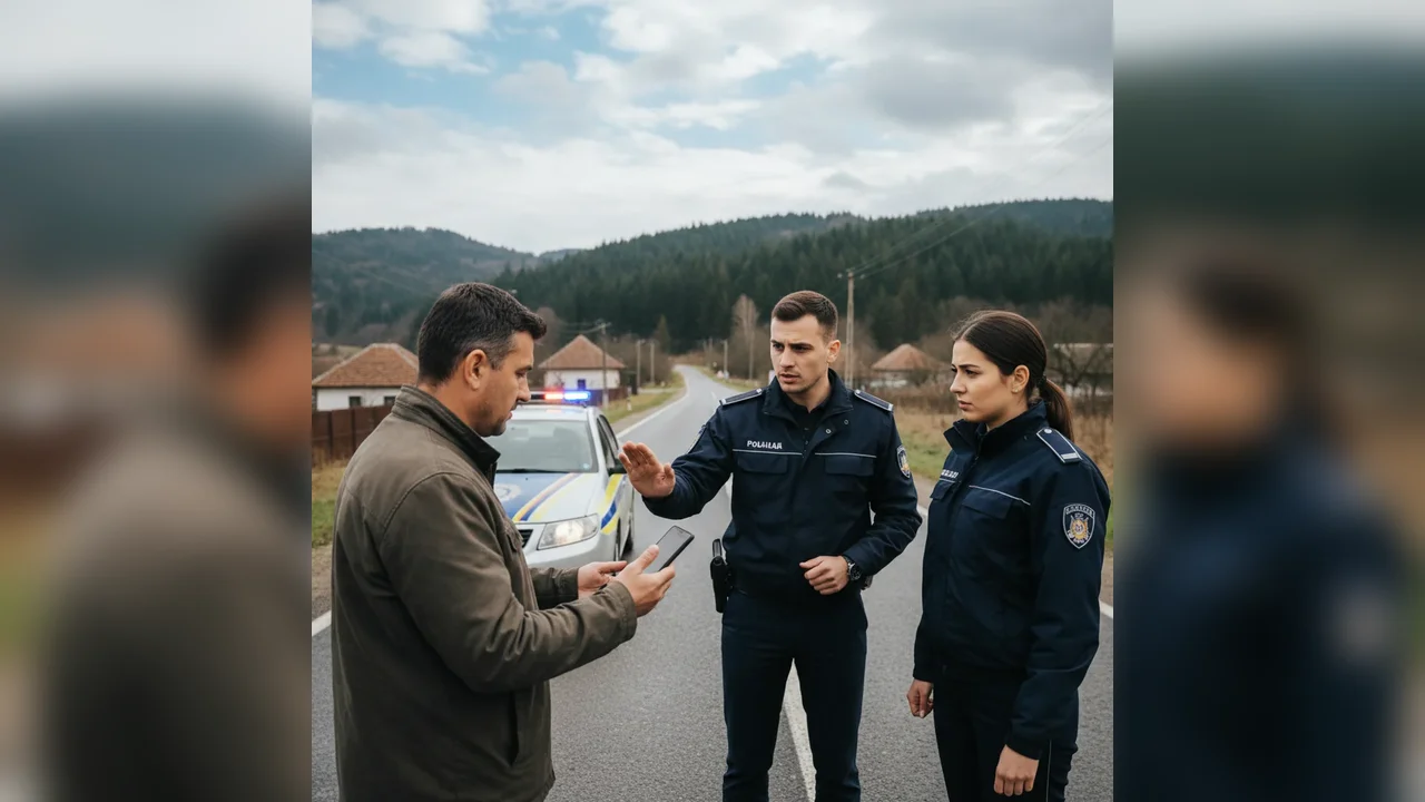 Șofer prins încercând să mituiască polițiștii din Neamț