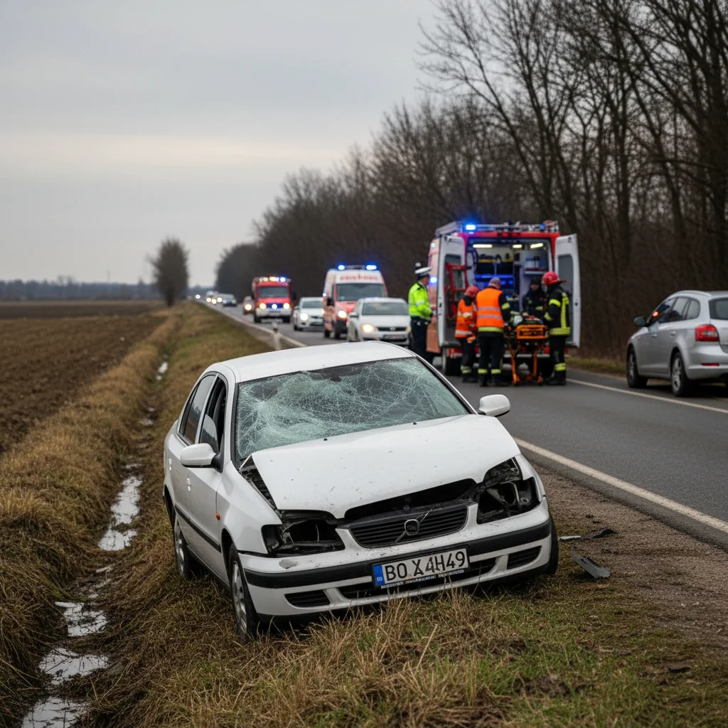 Șofer rănit și transportat la spital după un impact violent în Dumbrava Roșie | GALERIE FOTO