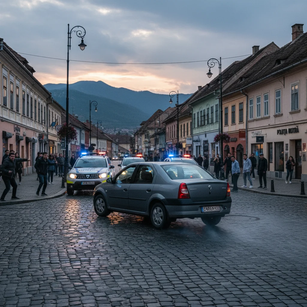 Șofer urmărit pe străzile din Neamț după ce a ignorat semnalul polițiștilor