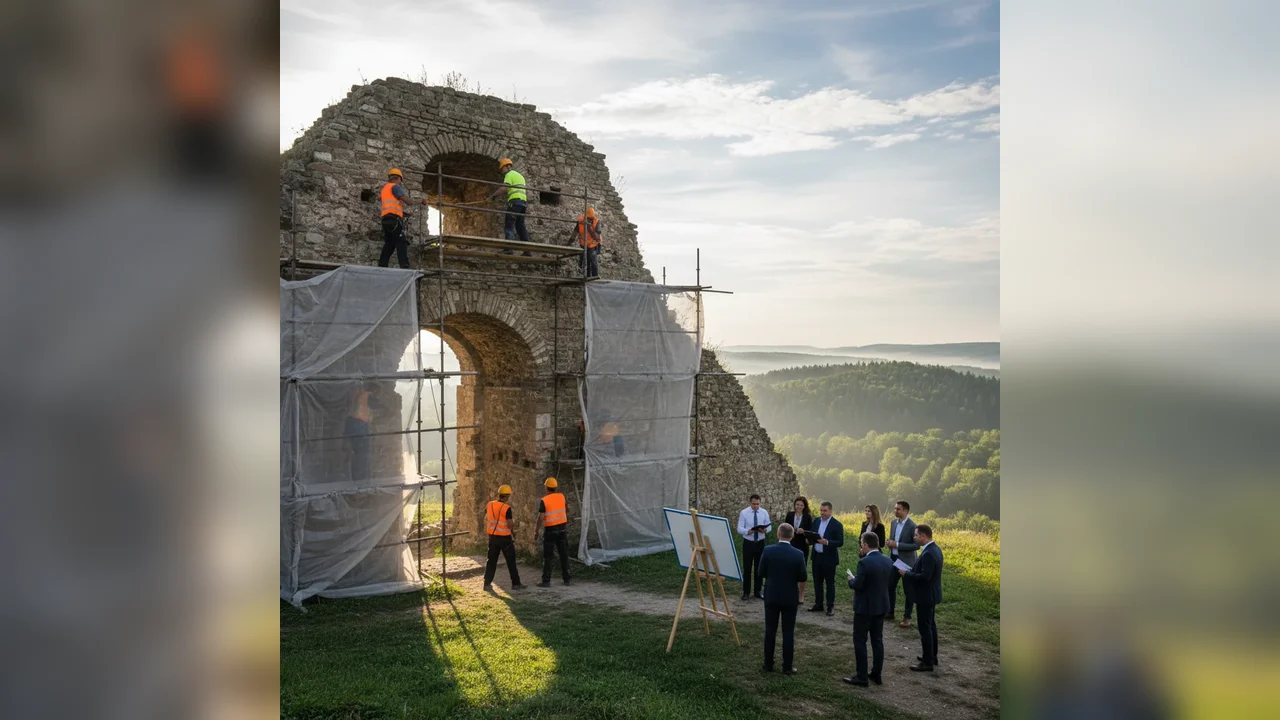 Solicitare acord de mediu pentru intervenții urgente la Cetatea Neamț – protecție ziduri și spații muzeale contra infiltrațiilor de apă