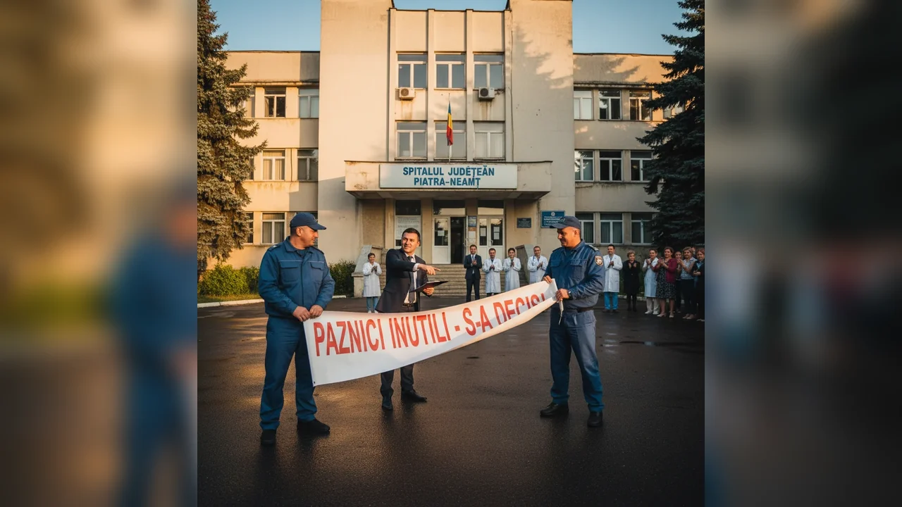 Spitalul din Piatra-Neamț renunță definitiv la paznicii considerați inutili