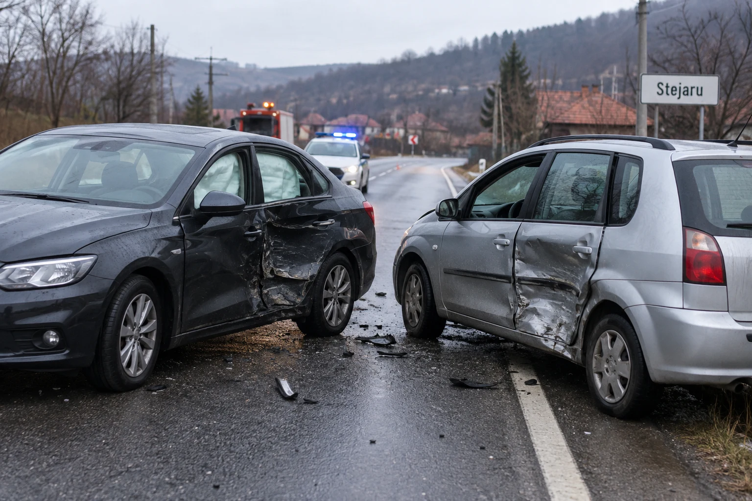 Stejaru, DN 15: depășire pe linie continuă — șoferiță rănită