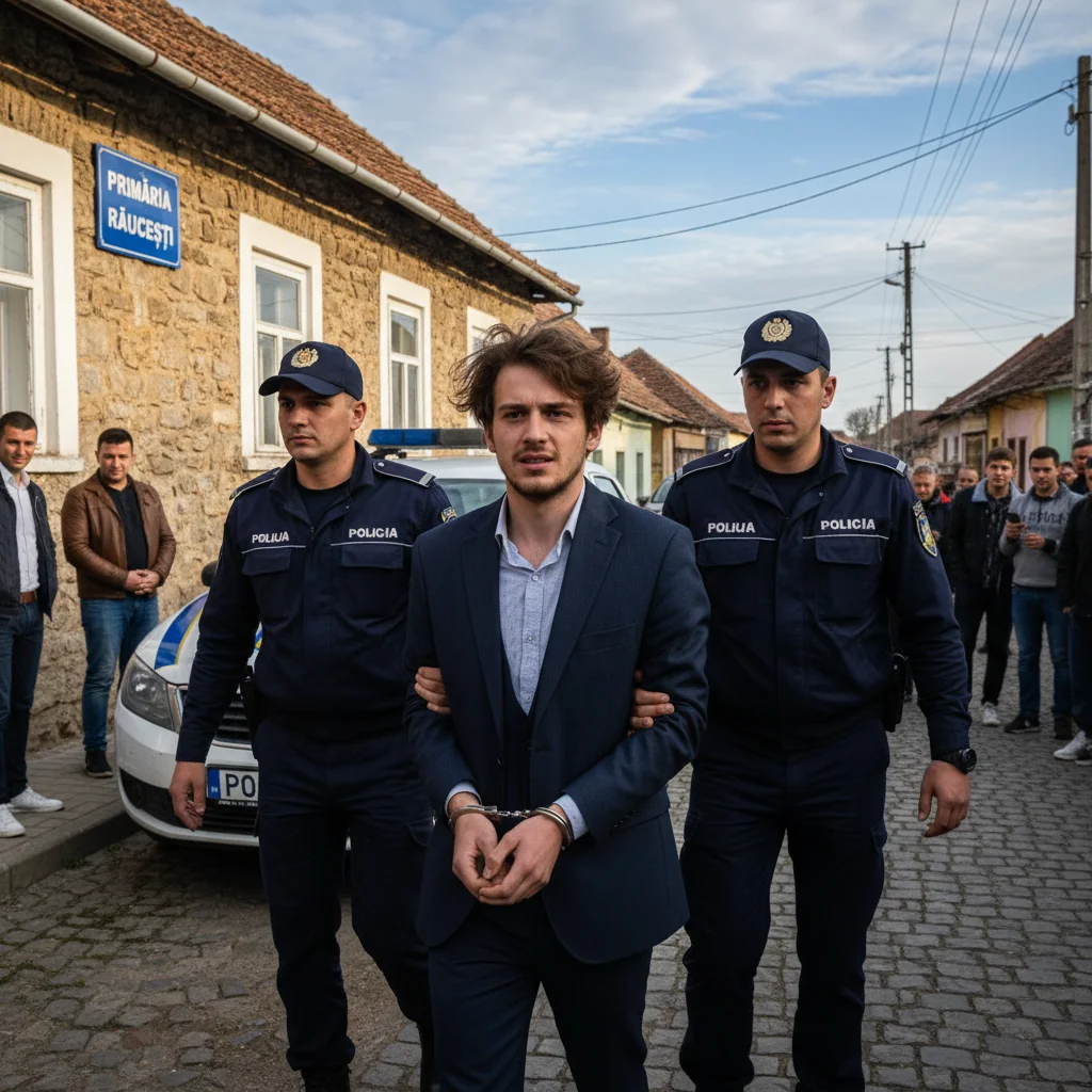 Tânăr cu mandat european de arestare, depistat după un scandal în Răucești, județul Neamț