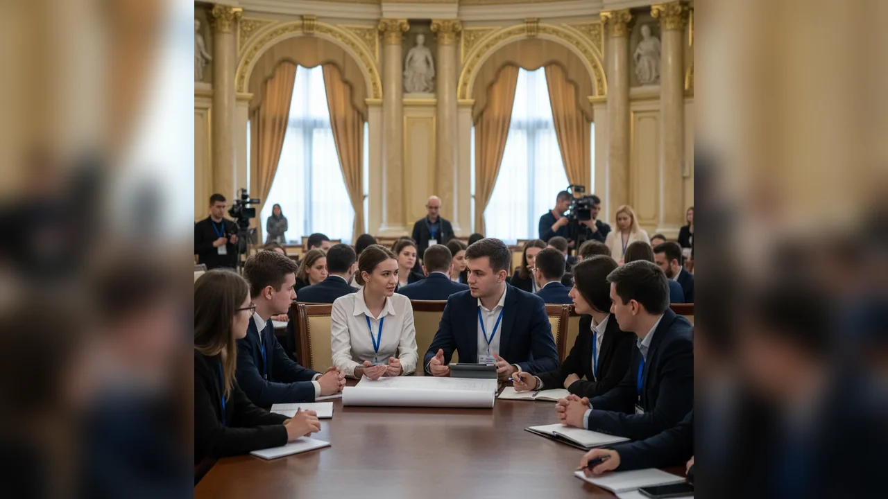 Tinerii din LESD din Neamț, remarcați la Palatul Parlamentului pentru implicare și viziune în dialogul național