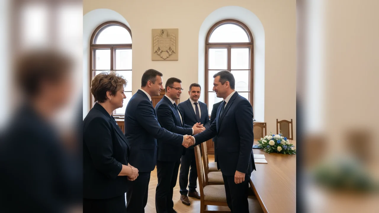 Vizită de 10 membri din Roanne la Primăria Piatra-Neamț