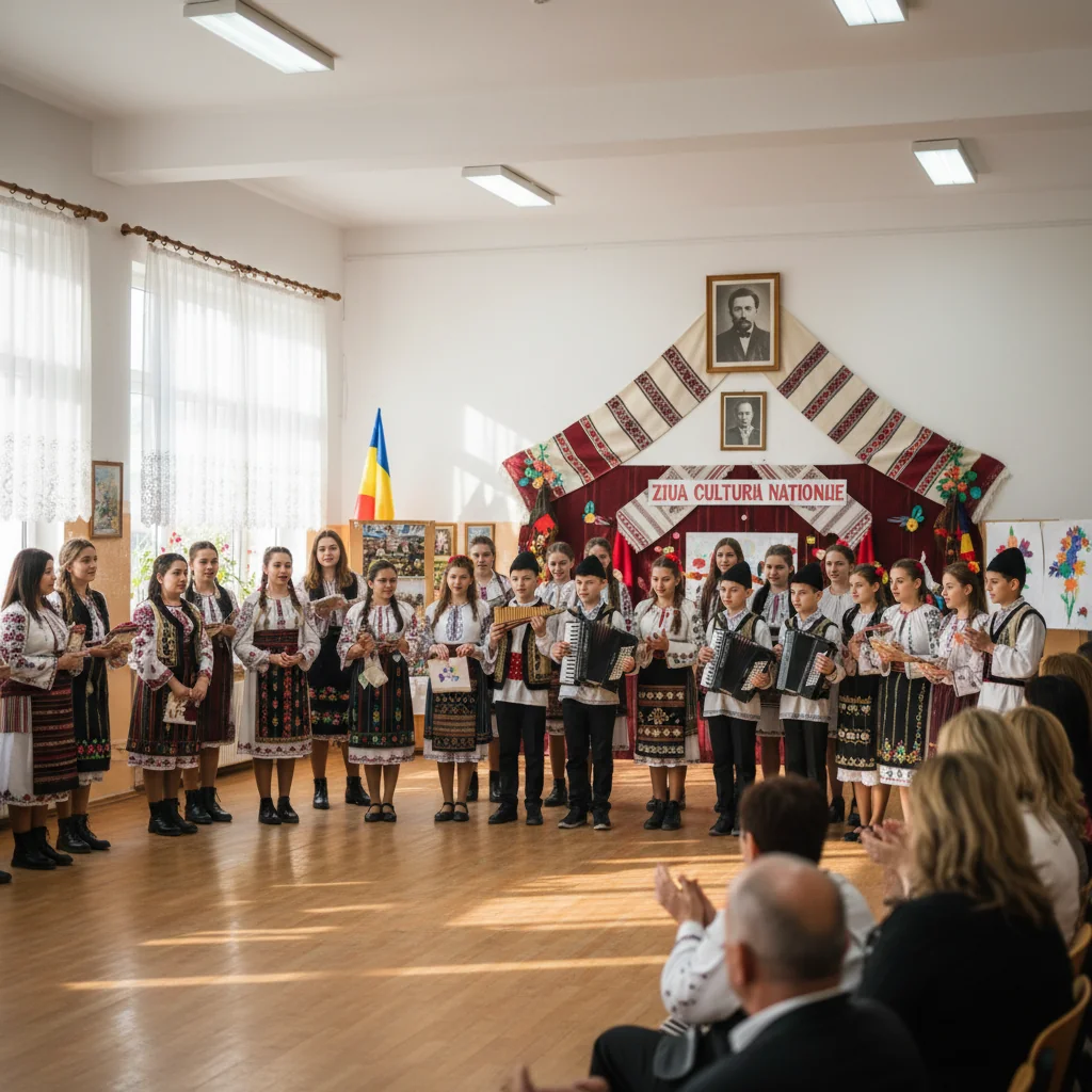 Ziua Culturii Naționale celebrată la Piatra Neamț prin activități la Școala Bîrgăuani